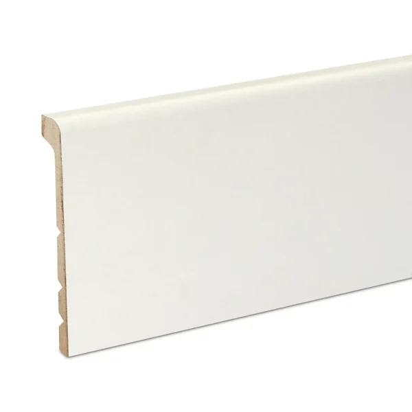 Nouvelle tendance Castorama Couvre-plinthe MDF Blanc GoodHome 220 X 13,8 Cm Décor 10 (vendue à La Pièce) 1