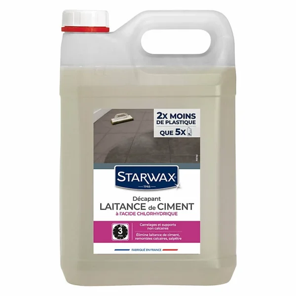 boutique pas cher Castorama Décapant Laitance De Ciment Carrelages Starwax 5L 1