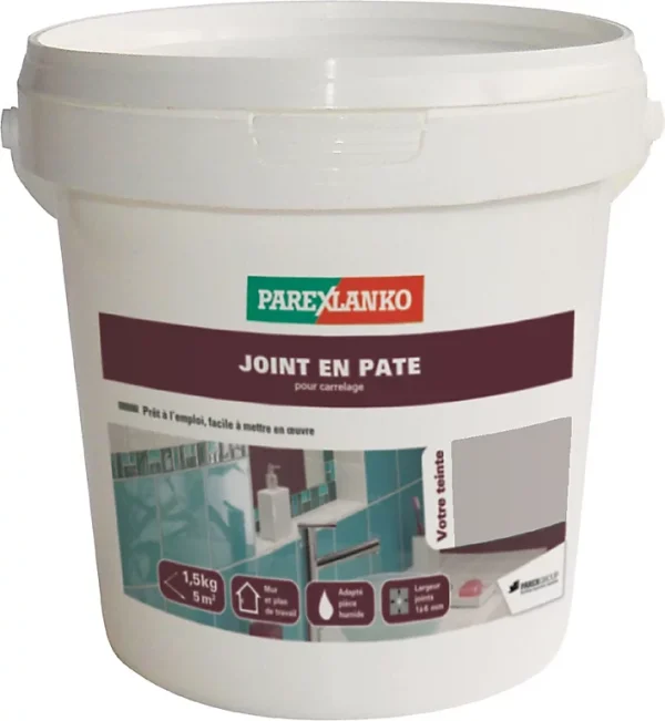 mode tendance Castorama Joint En Pâte Parexlanko 1,5 Kg Acier 1