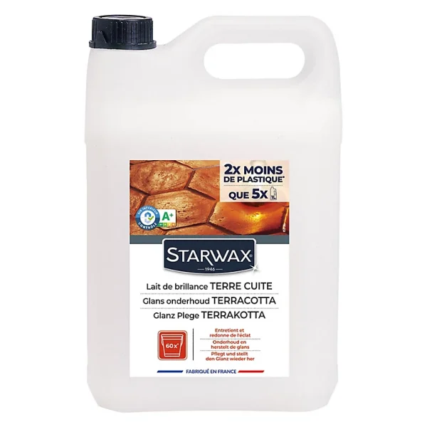 Castorama Lait De Brillance Tomettes Et Terres Cuites Starwax 5L Dernières Nouveautés 1