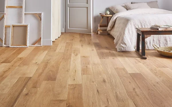 Castorama Parquet Contrecollé Clipsable En Chêne GoodHome Liskamm Finition Vernis Satiné Coloris Naturel L.13 X ép.1,4 Cm boutiqued en ligne 1