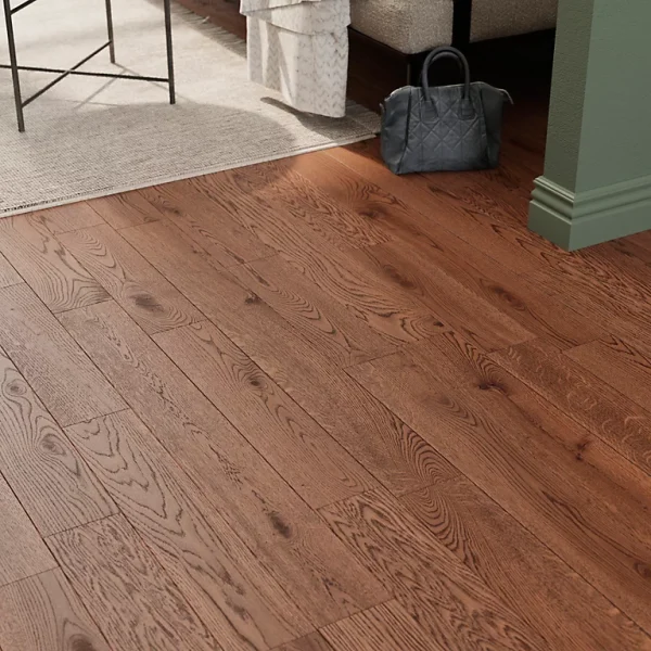 Castorama Parquet Massif Clipsable En Chêne GoodHome Skara M Finition Verni Coloris Brun L.12 X ép.1,5 Cm Retour Gratuit 1