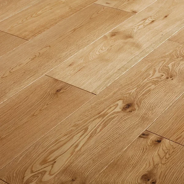 livraison la plus rapide Castorama Parquet Massif Clipsable En Chêne GoodHome Ystad Finition Huilée Coloris Naturel L.15 X ép.1,5 Cm 1