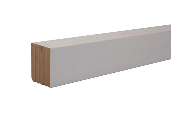 shopping pas cher Castorama Plinthe Arêtes Vives MDF Prépeint 200 X 10 Cm, ép.10 Mm (vendu Par Lot De 5) 1