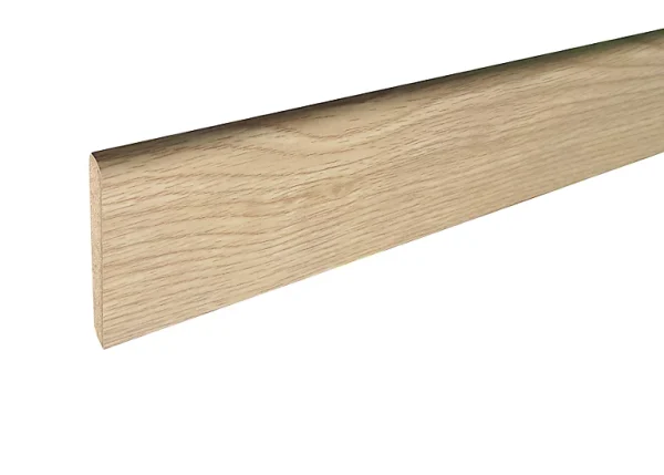 le grand escompte Castorama Plinthe Arrondie MDF Revêtu Papier Chêne 240 X 8 Cm, ép.14 Mm 1