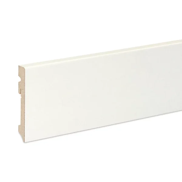 Livraison gratuite Castorama Plinthe MDF Blanc Contemporaine GoodHome 220 X 10 Cm Décor 10 (vendue à La Pièce) 1