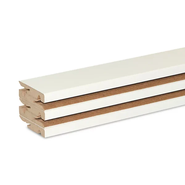 marques de renommée Castorama Plinthe MDF Blanc GoodHome 220 X 6 Cm Décor 10 (vendu Par Lot De 5) 1