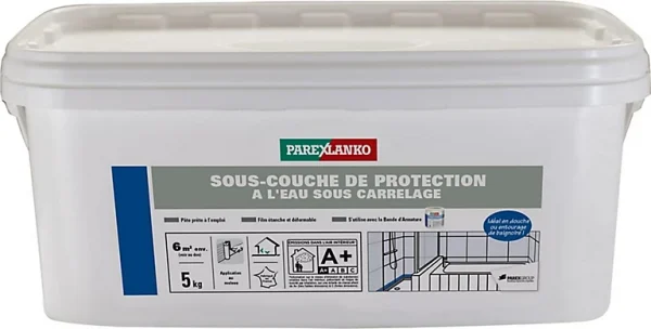 Acheter Castorama Sous-couche De Protection à L’eau Sous Carrelage Parexlanko 5 KG 1